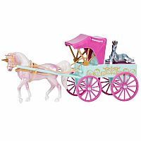 BREYER UNICORN CARRIAGE W FOAL