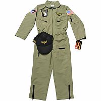 Jr. Fighter Pilot Suit w/Embroidered Cap, size 4/6