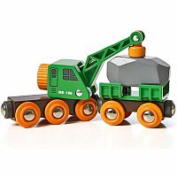 BRIO Clever Crane Wagon