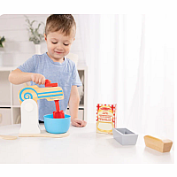 MAKE-A-CAKE WOODEN MIXER SET