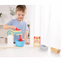 MAKE-A-CAKE WOODEN MIXER SET