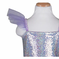 Lilac Sequins Princess Dress (Size 5-6)