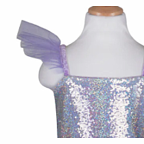 Lilac Sequins Princess Dress (Size 5-6)