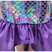 Purple Sparkle Mermaid - 3-5 Years (M)