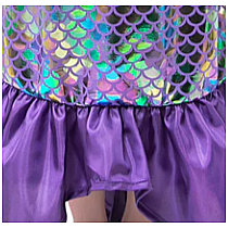 Purple Sparkle Mermaid - 3-5 Years (M)