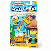 STICKER WOW BULLDOZER