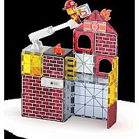 MAGNA-TILES FIRE STATION 80 PC