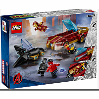 LEGO IRON MAN CAR V RED HULK