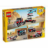 LEGO FLATBED TRUCK/HELICOPTER
