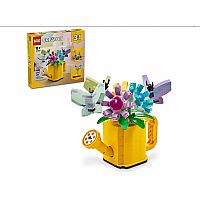 LEGO FLOWERS IN WATERING CAN