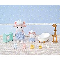 CC BATHTIME BUBBLE SIBLINGS--Calico Critters