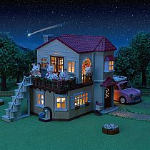 CC RED ROOD COUNTRY HOME SECRET ATTIC ROOM--Calico Critters
