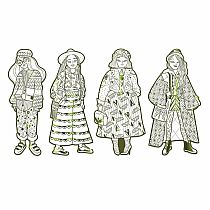 FASHION COLOURING PAPER DOLLS