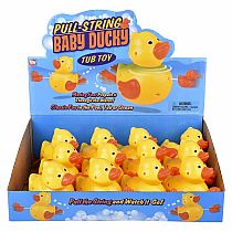DUCK PULL STRING BATH TOY