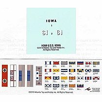 MODEL KIT USS IOWA BATTLESHIP