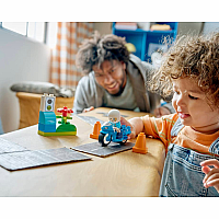 DUPLO BLUE MOTOR CYCLE