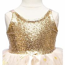 GOLDEN GLAM PARTY DRESS 3/4