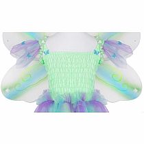 Buttterfly Dress, Wings Wand GREEN 5/6