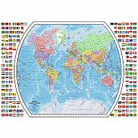 Political World Map 1000pc Puzzle