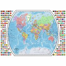 Political World Map 1000pc Puzzle