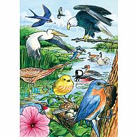NORTH AM BIRDS TRAY PUZ
