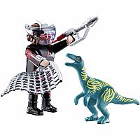 PM Duo Pack Velociraptor w Dino Catcher