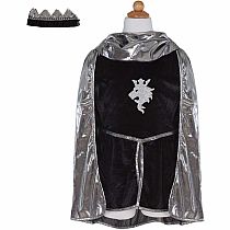 SILVER KNIGHT TUNIC/CAPE/CROWN