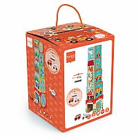 Stacking Tower On the Road Vehicles