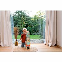 Stacking Tower On the Road Vehicles