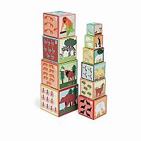 STACKING TOWER WORLD ANIMALS