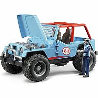 Bruder Jeep Cross Country Racer w/ Driver - Blue