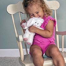 MARSHMALLOW COTTONBALL BUNNY 9"