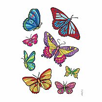DOVER GLITTER BUTTERFLY STICKERS