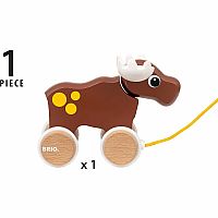 BRIO PULL ALONG MOOSE