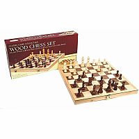 Wooden Chess Set 18" Board