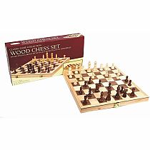 Wooden Chess Set 18" Board