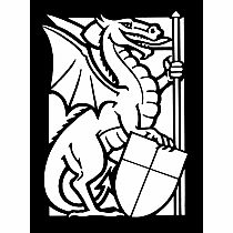 Dragons Stained Glass Coloring Book