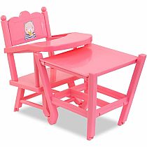COROLLE HIGH CHAIR PINK
