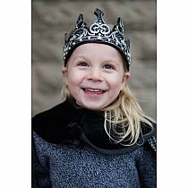 MEDIEVAL CROWN SILVER/BLK