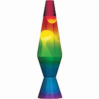 14.5" Rainbow Lava Lamp