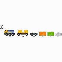 BRIO THREE WAGON CARGO TRAIN