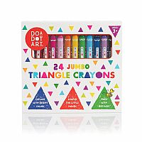DO-A-DOT 24 JUMBO TRIANGLE CRAYONS
