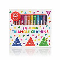 DO-A-DOT 24 JUMBO TRIANGLE CRAYONS