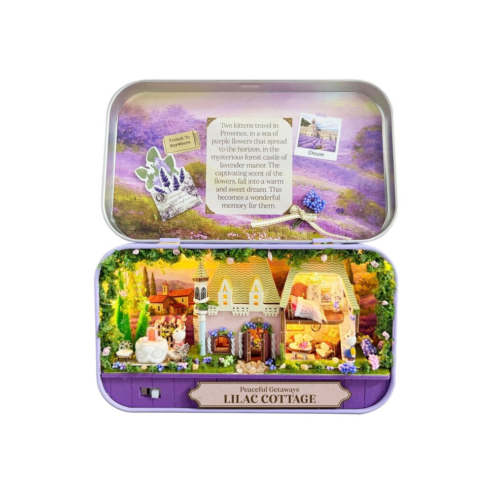 DIY TINIATURE LILAC COTTAGE