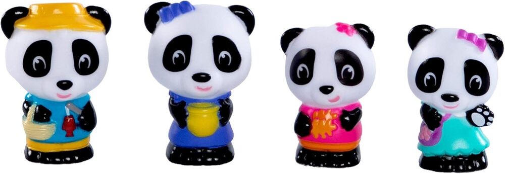 Timber Tots Panda Family set of 4