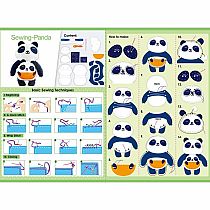 My first Sewing MOM BABY PANDA