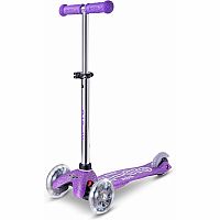 MINI SCOOTER LED GLITTER PURPLE