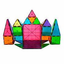 Magna-Tiles® Clear Colors 100 Piece Set