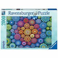 RADIATING RAINBOW MANDALA 2000 PC