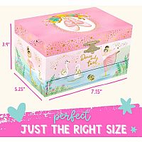 BALLERINA DANCE JEWELRY BOX 1 DR